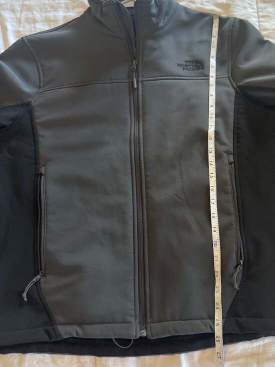 North Face Apex Chrome Thermal Gray and Black Jacket - Picture 6 of 12